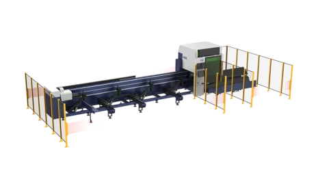 HSG R2 Series - Dual-chuck Tube Fiber Laser Cutting Machine