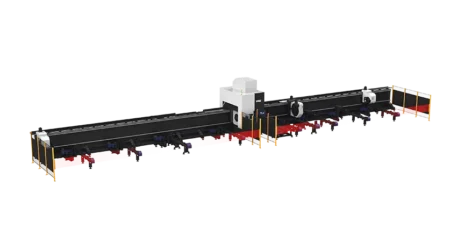HSG TL3 Pro Series - 4+1 Full-Floating High-Speed Heavy Laser Tube Cutting Machine