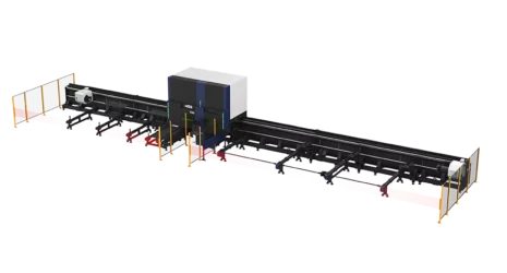 HSG TX5R Series - Heavy-duty Tube Fiber Laser Cutting Machine